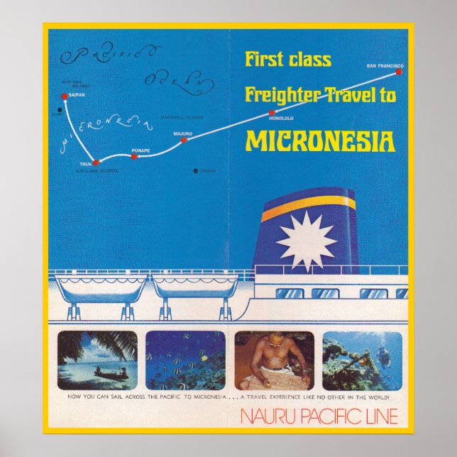 Nauru Pacific Line Poster (Front)