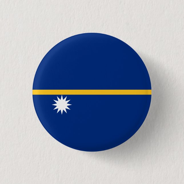 Nauruan Flag, Flag of Nauru Button (Front)