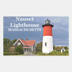 Nauset Lighthouse, Cape Cod, Massachusetts Sticker