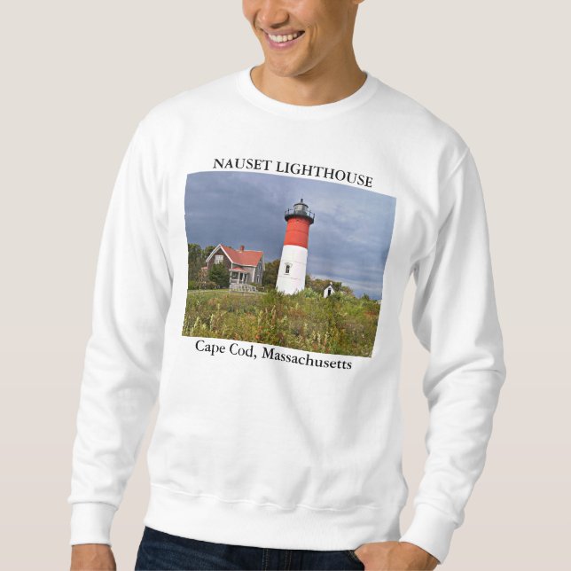 Nauset Lighthouse, Cape Cod Massachusetts Sweatshirt (Front)