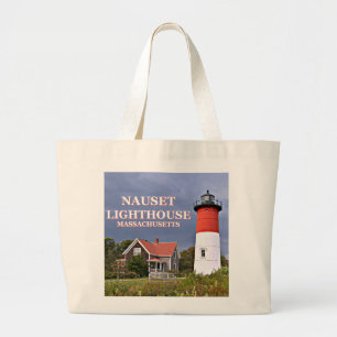 Nauset Lighthouse, Cape Cod Massachusetts Tote Bag