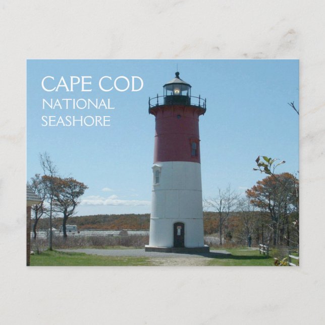 Nauset Lighthouse, Cape Cod National Seashore Postcard (Front)