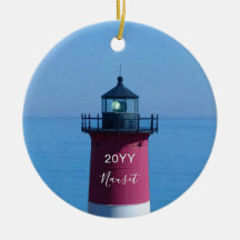 Nauset Lighthouse Dated Cape Cod Christmas