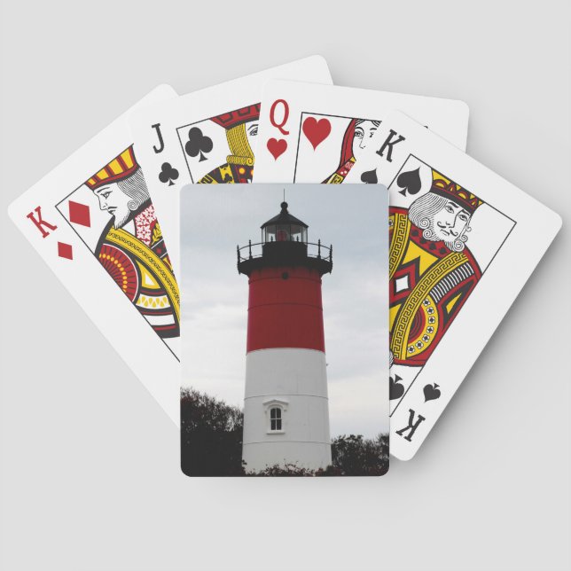 Nauset lighthouse poker cards (Back)