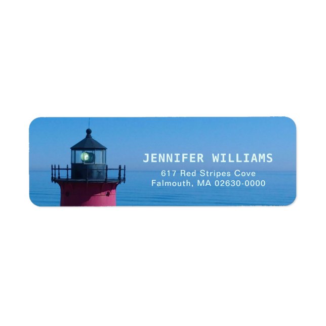Nauset Lighthouse Return Address Label (Front)