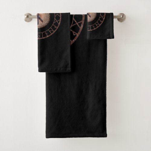 Nauthiz Elder Futhark rune Bath Towel Set