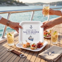 Nauti Buoy Bachelor Party Watercolor Nautical