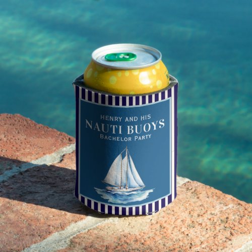 Nauti Buoy Nautical Bachelor Party Cooler Holder