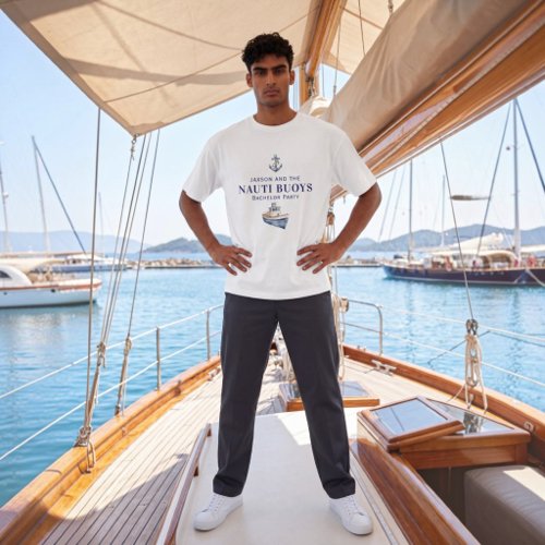 Nauti Buoys Nautical Bachelor Party T-Shirt