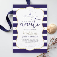 Nauti Nautical Boat Party Coastal 30th Birthday 