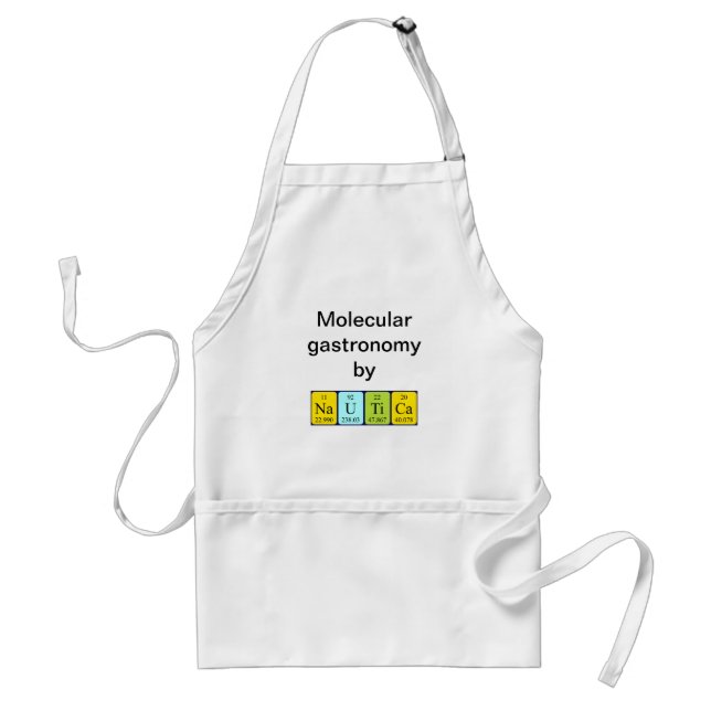 Nautica periodic table name apron (Front)