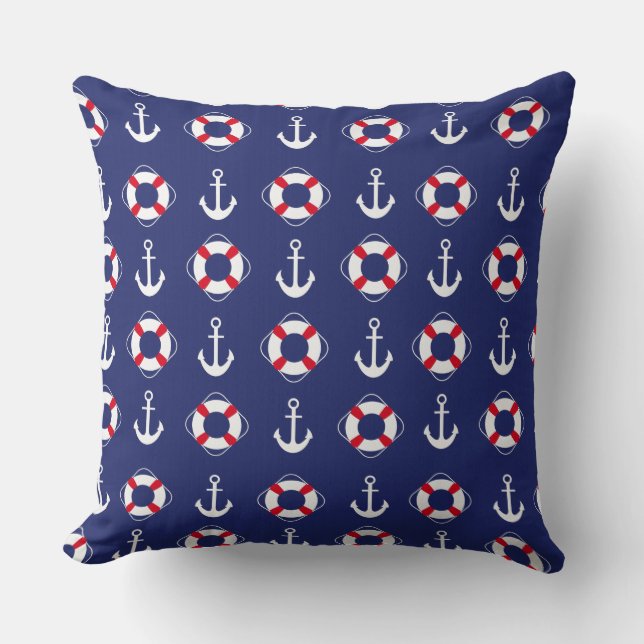 Nautica Throw Pillow (Front)