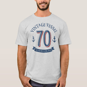 Nautical 70th Birthday T-Shirt