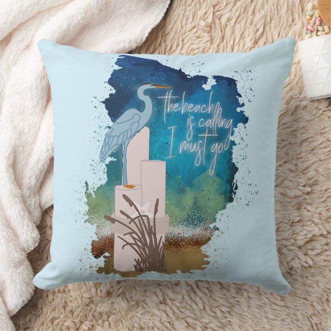 Nautical Accent Throw Pillow (Blanket)
