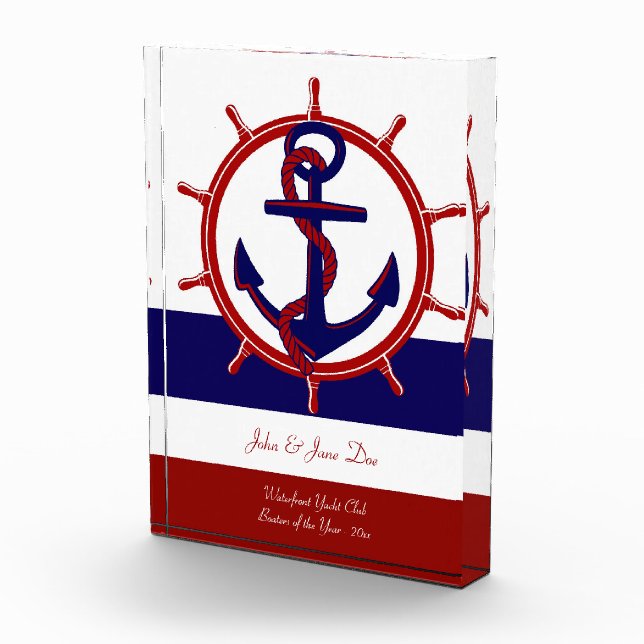 Nautical Acrylic Award (Right)