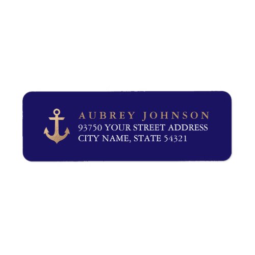 Nautical Address Labels