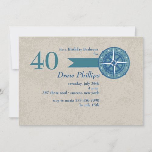 Nautical Adventure Invitation