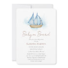 Nautical Adventure White Baby On Board Baby Shower