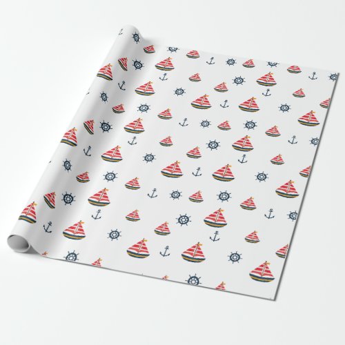 Nautical Adventure Wrapping Paper