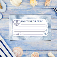 Nautical Advice for The Bride Bridal Shower Anchor