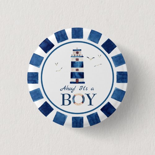 Nautical Ahoy! It's a Boy Lighthouse Baby Shower  