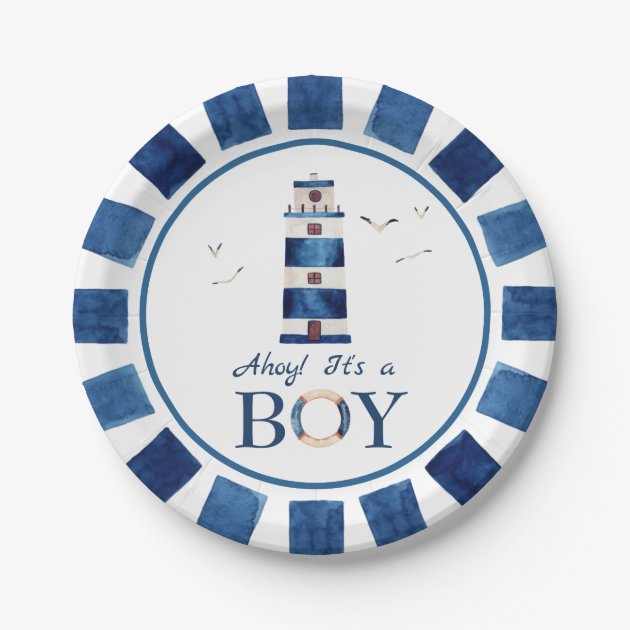 Its a boy hot sale plates