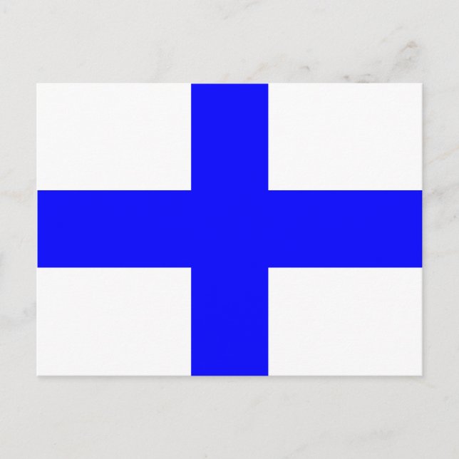 Nautical Alphabet Flag Signal Letter X Postcard (Front)