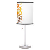 Nautical amber octopus table lamp (Right)
