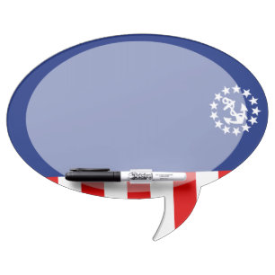 Nautical American Yacht Flag Decor Dry-Erase Board