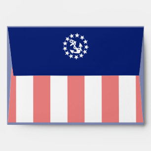Nautical American Yacht Flag Decor Envelope