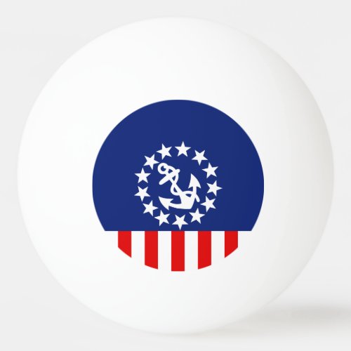 Nautical American Yacht Flag Decor Ping_Pong Ball