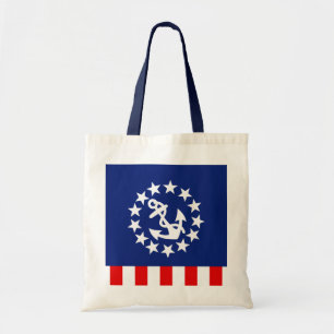 Nautical American Yacht Flag Design Tote Bag