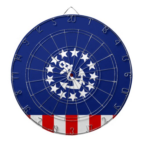 Nautical American Yacht Flag Symbol Dart Board
