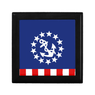 Nautical American Yacht Flag Symbol Gift Box