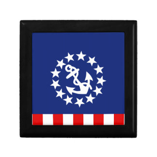 Nautical American Yacht Flag Symbol Gift Box