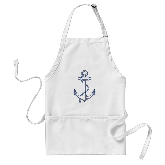 Nautical Anchor Adult Apron (Front)