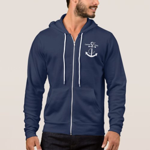 Nautical Anchor and Rope Hoodie