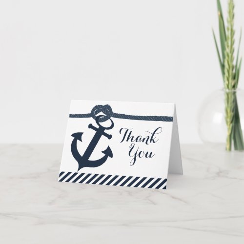 Nautical Anchor and Rope Thank You