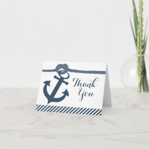 Nautical Anchor and Rope Thank You