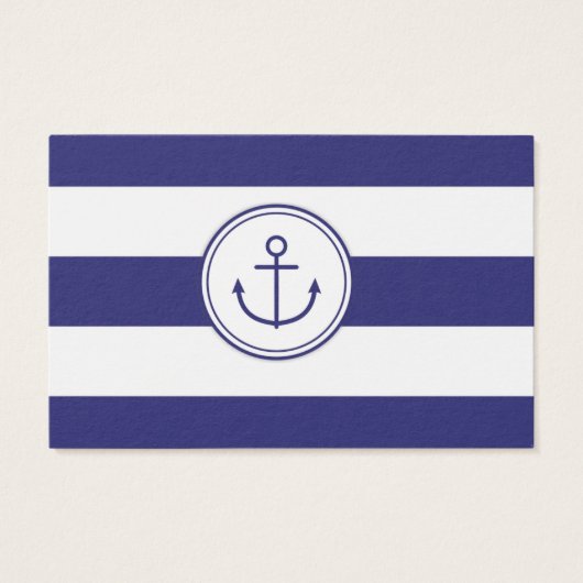 Nautical Anchor Baby Shower Book Request Card (Back)