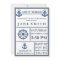 Nautical Anchor Baby Shower Invitation