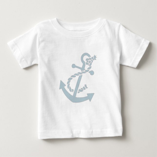 Nautical Anchor Baby T-Shirt (Front)