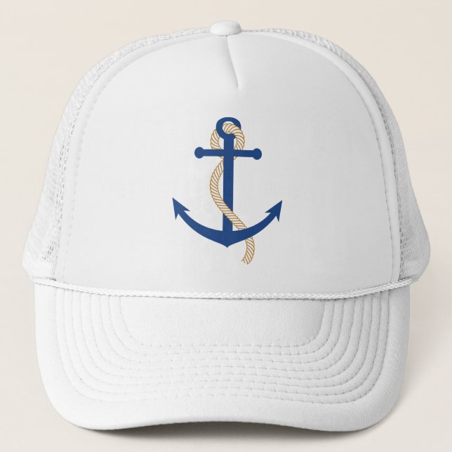 Nautical Anchor Baseball Cap (Front)