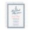 Nautical Anchor Blue Chevron Stripes Bridal Shower