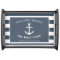 Nautical Anchor Boat & Captain Name Slate | White