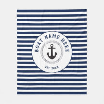 Nautical Anchor Boat Name