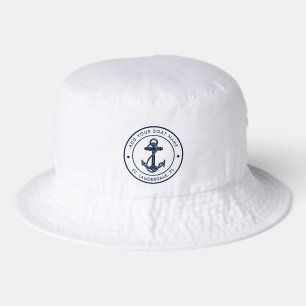 Nautical Anchor Boat Name Sailing Swag Custom Bucket Hat