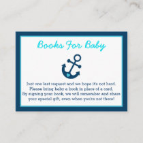 Nautical Anchor Book Request Cards