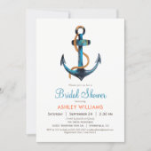 Nautical Anchor Bridal Shower Invitation (Front)