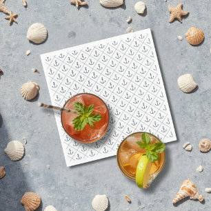 Nautical Anchor Bridal Shower Napkins